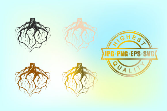 Abstract Roots Logo Vector: Building a Strong Roots Brand Identity for Long-Term Growth