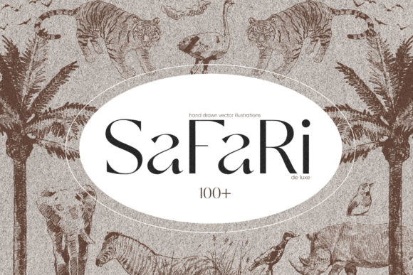 Africa Safari Animals and Trees: A Design Resource Evaluation
