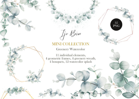 Bringing Nature Indoors: The Versatility of the Greenery Watercolor Collection
