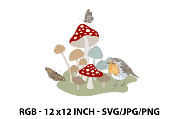 Bringing Nature to Life: Creative Applications for Mushroom, Bird and Butterflies Digital Art