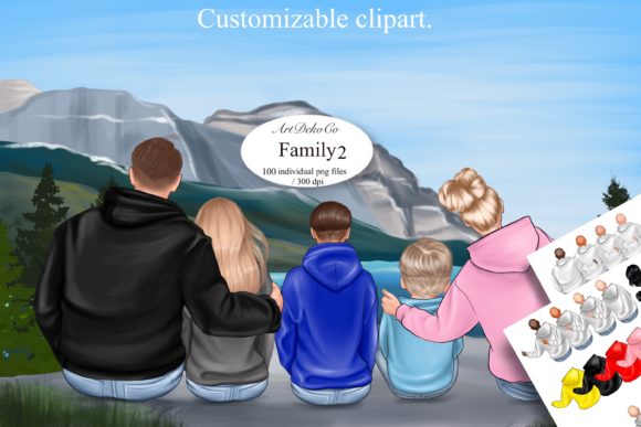 Bringing Warmth to Your Designs with High-Quality Family Clipart