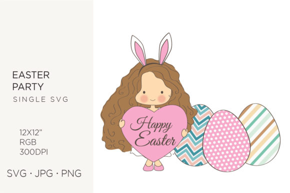 Easter Bunny Baby Girl SVG: A Designer's Guide to Spring Graphics