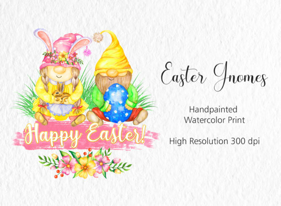 Elevating Seasonal Design: The Strategic Value of Hand-Painted Easter Gnomes Watercolor Prints
