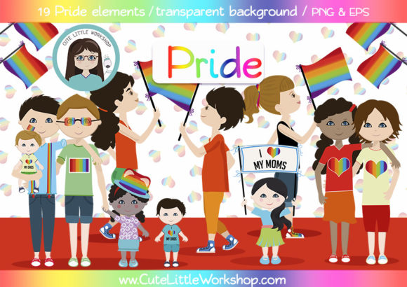 Pride Cliparts for Creators and Celebrations