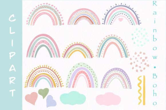 Unlocking Creativity: The Ultimate Guide to Boho Rainbow Watercolor Clipart for DIY Projects